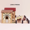 LE TOY VAN Drewniana farma zestaw z figurkami | koniki