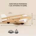 LE TOY VAN Drewniany samolot z ruchomymi śmigłami