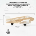 LE TOY VAN Drewniany samolot z ruchomymi śmigłami