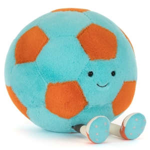 JELLYCAT Pluszowa wesoła piłka futbolowa 27cm