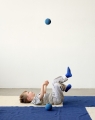 MODU - Foam Ball piłka piankowa, deep blue / sky blue