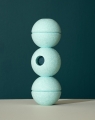 MODU - Foam Balls zestaw 3 piłek piankowych, ocean mint / forest green