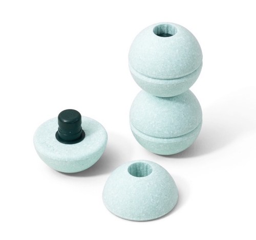 MODU - Foam Balls zestaw 3 piłek piankowych, ocean mint / forest green