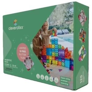Cleverclixx - Klocki magnetyczne Inventive Pack Intense 110 el. + 15 el. gratis