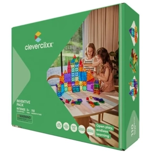 Cleverclixx - Klocki magnetyczne Inventive Pack Intense - 110 el.