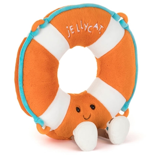 JELLYCAT Pluszowe zabawne koło ratunkowe 33cm
