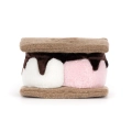 JELLYCAT Pluszowe wesołe pianki 12cm - S'MORES