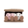 JELLYCAT Pluszowe wesołe pianki 12cm - S'MORES