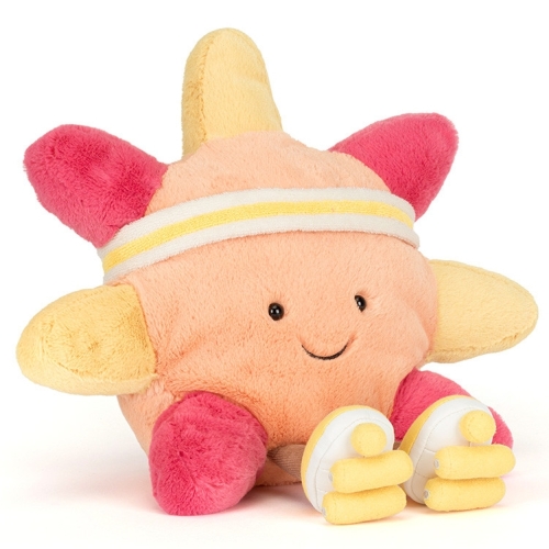 JELLYCAT Pluszowe uśmiechnięte słoneczko na wrotkach 30cm