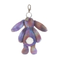 JELLYCAT Pluszowy króliczek LUX | Breloczek 18cm - GALAKTYCZNA MGŁA