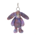 JELLYCAT Pluszowy króliczek LUX | Breloczek 18cm - GALAKTYCZNA MGŁA