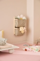 KID'S CONCEPT - półka ścienna materiałowa w paski, zielona