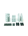 MODU Education set, mały – kreatywne klocki rozwijające motorykę dużą, ocean mint / forest green