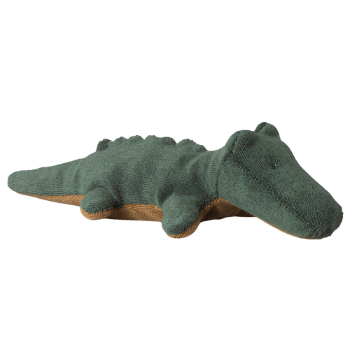 MAILEG Maskotka pluszowy krokodyl 26cm - FOREST GREEN