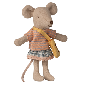 MAILEG Myszka młodsza siostra 11cm - LITTLE SISTER with BAG