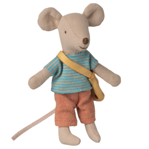 MAILEG Myszka młodszy brat 11cm - LITTLE BROTHER with BAG