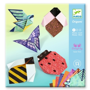 DJECO Zestaw artystyczny ORIGAMI 5+ - W OGRODZIE