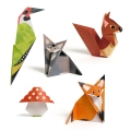 DJECO Zestaw artystyczny ORIGAMI 5+ - SPACER W LESIE