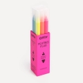 Neonowe flamastry dwustronne 9szt - NEON FELT PENS