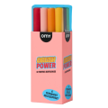 OMY Akrylowe flamastry pędzelkowe 9szt - BRUSH POWER ACRYLIC