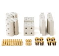 MODU Education set, mały – kreatywne klocki rozwijające motorykę dużą, sand grey / honey yellow