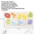 LE TOY VAN Drewniane cyferki | sorter kształtów