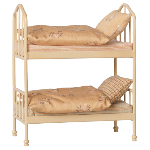 MAILEG Łóżko piętrowe dla myszek - BUNK BED WHEAT