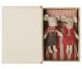 MAILEG Myszki świąteczne bliźniaki w książce 11cm - TWINS in BOOK