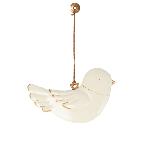 MAILEG Zawieszka świąteczna metalowa ptaszek - BIRD gładka