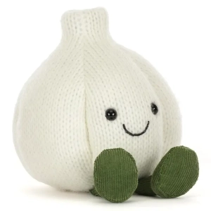 JELLYCAT Pluszowy wesoły czosnek 15cm - Halloween