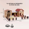 LE TOY VAN Drewniana FARMA ze zwierzętami traktorem i wyposażeniem
