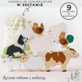 LE TOY VAN Drewniana FARMA ze zwierzętami traktorem i wyposażeniem
