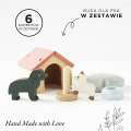 LE TOY VAN Drewniane zwierzątka do domku dla lalek - KOTEK i PIESEK