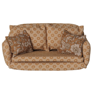 MAILEG Rozkładana sofa dla myszek - OCHER LARGE