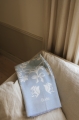 Elodie Details - kocyk żakardowy Jacquard, Blueberry Blue
