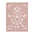 Elodie Details - kocyk żakardowy Jacquard, Mullberry Pink