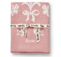 Elodie Details - kocyk żakardowy Jacquard, Mullberry Pink