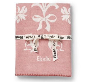 Elodie Details - kocyk żakardowy Jacquard, Mullberry Pink