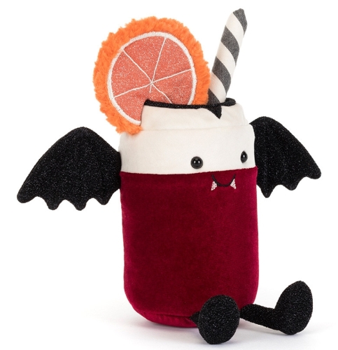 JELLYCAT Pluszowy zabawny napój Wampirek 16cm - VAMPOP Halloween