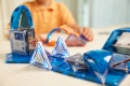 CLEVERCLIXX - klocki magnetyczne Space Mission Pack - 47 el.