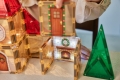 CLEVERCLIXX - klocki magnetyczne Christmas Village Advent Calendar - 46 el.