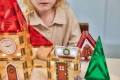 CLEVERCLIXX - klocki magnetyczne Christmas Village Advent Calendar - 46 el.