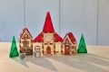 CLEVERCLIXX - klocki magnetyczne Christmas Village Advent Calendar - 46 el.
