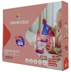 CLEVERCLIXX - klocki magnetyczne Princess Palace Pack - 36 el.