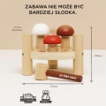 LE TOY VAN Drewniana przebijanka z grzybkami