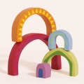 LE TOY VAN  Drewniane klocki - TĘCZA