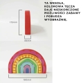 LE TOY VAN  Drewniane klocki - TĘCZA