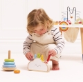 LE TOY VAN  Drewniana zabawka edukacyjna - TĘCZOWA CHMURKA