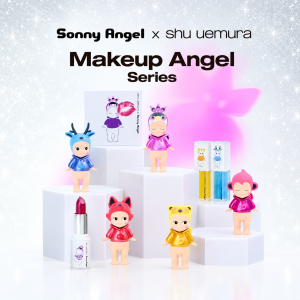 Oryginalne SONNY ANGEL x shu uemura Mini laleczka - MAKEUP ANGEL SERIES
