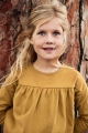 Sukienka - PLEATED DRESS MUSTARD